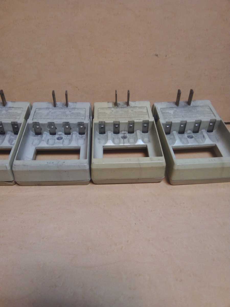 89U* Junk *SANYO single three type 4ps.@nikado charger NC-430 use possible 5 pcs, un- possible 1 pcs, together 6 pcs * Junk *