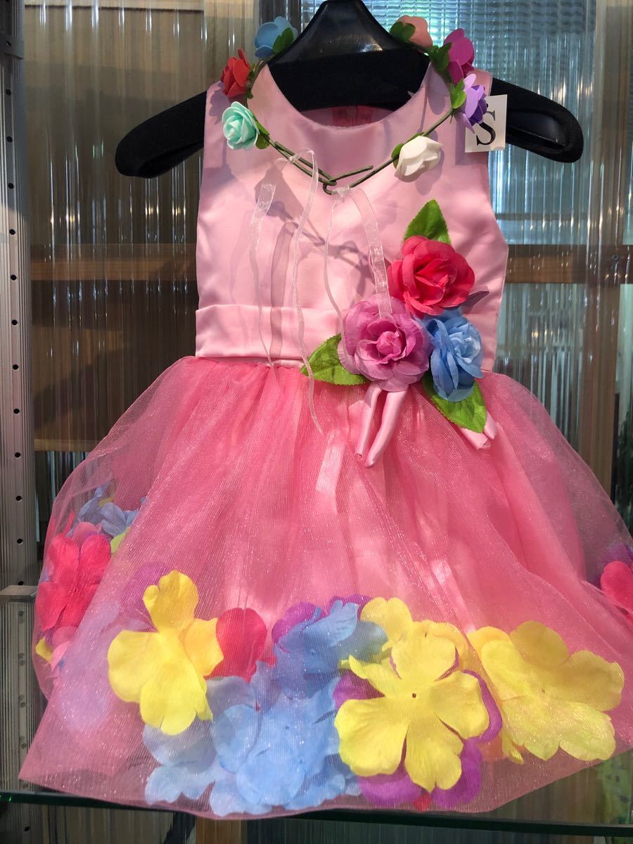 Paypayフリマ キッズドレス ワンピース お花 Paypayフリマ キッズドレス ワンピース お花