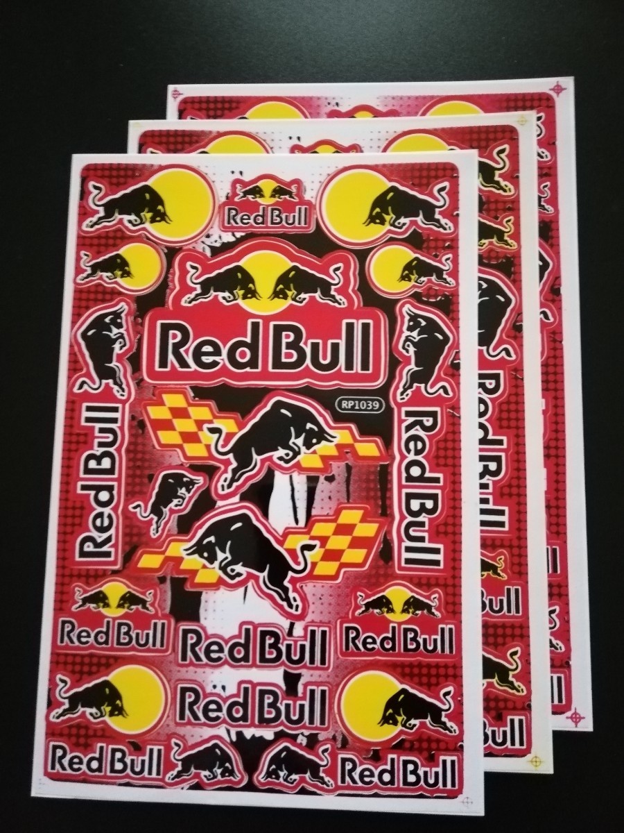 Paypayフリマ レッドブル Red Bull ステッカー シート3枚 007 Paypayフリマ レッドブル Red Bull ステッカー シート3枚 007