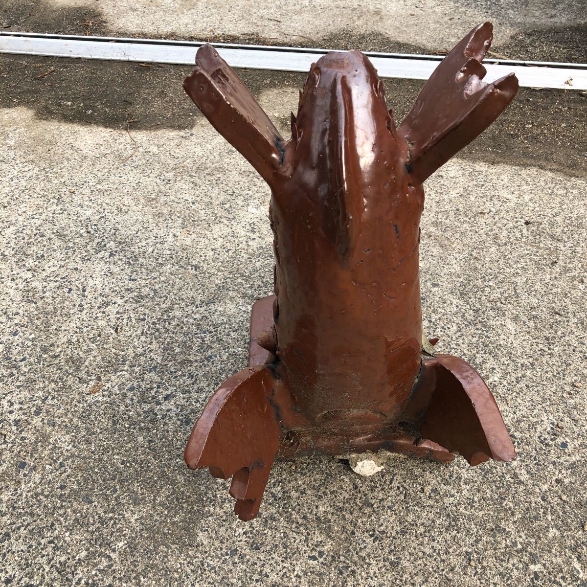 鯱鉾 瓦屋根 鬼瓦 古民家 ガーデニング 魔除け アンティーク 古 鯱鉾 瓦屋根 鬼瓦 古民家 ガーデニング 魔除け アンティーク 古