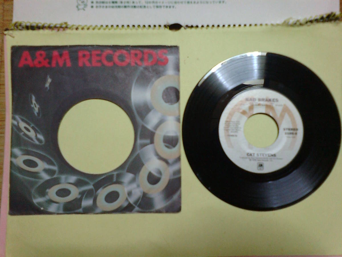 Cat Stevens : Bad Brakes / Nascimento ; USA A & M 7 inch 45 with Label Sleeve// 2109-S_画像1