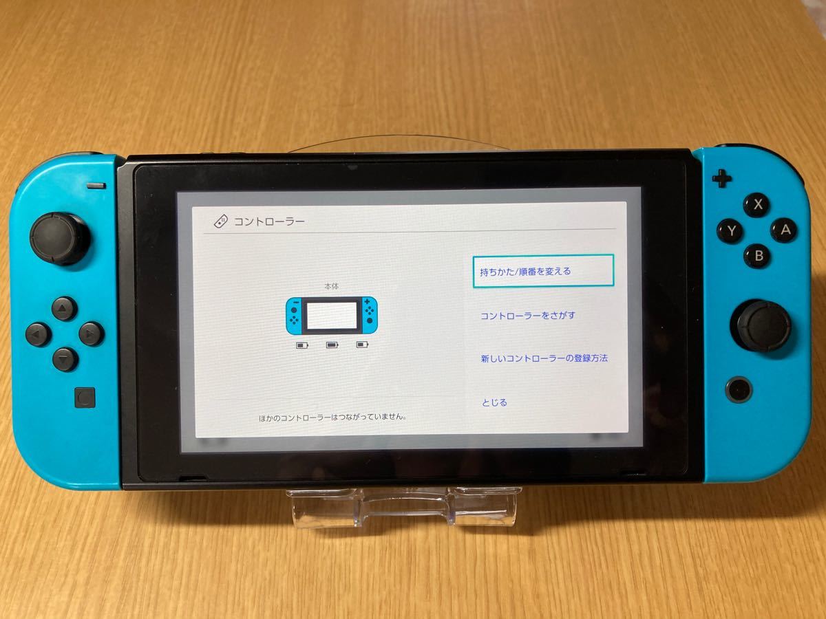 Nintendo Switch ／ジョイコン／ネオンブルー