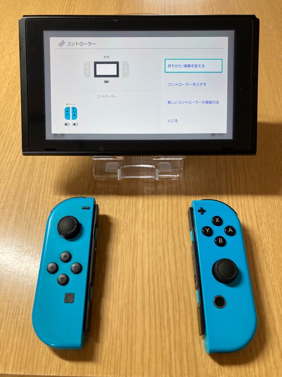 Nintendo Switch ／ジョイコン／ネオンブルー