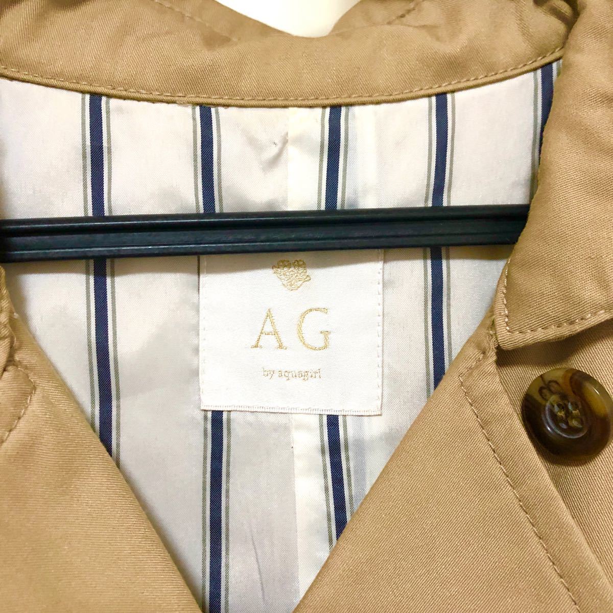 AG by Aqua girl トレンチコート スプリングコート Mサイズ ゆったりめ