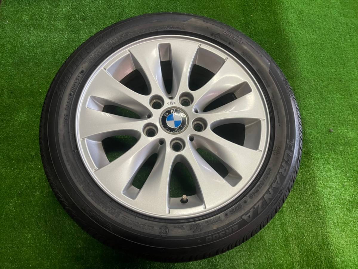 195/55R16 ブリジストン 夏 ラジアルタイヤ BMW純正アルミ 4本セット 16×6.5J PCD120 5穴 42_画像4