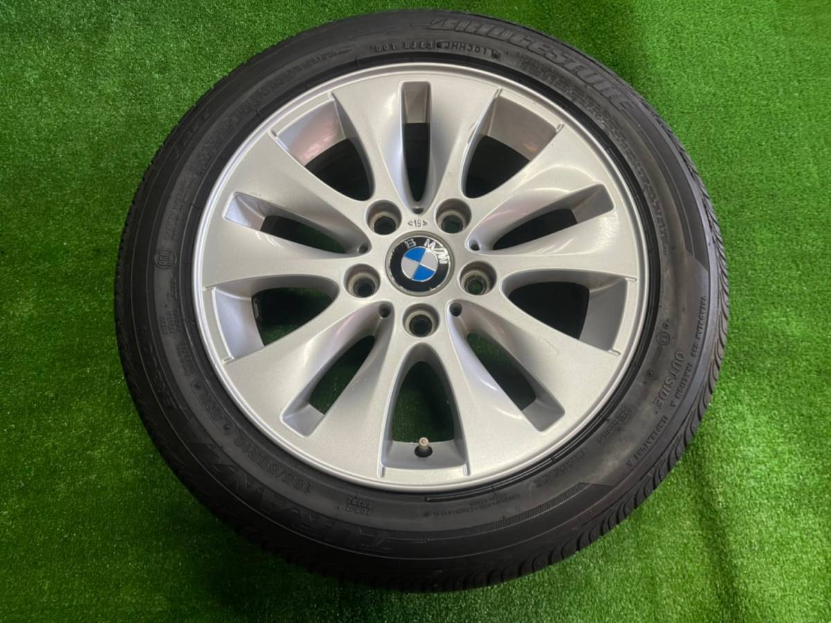 195/55R16 ブリジストン 夏 ラジアルタイヤ BMW純正アルミ 4本セット 16×6.5J PCD120 5穴 42_画像5