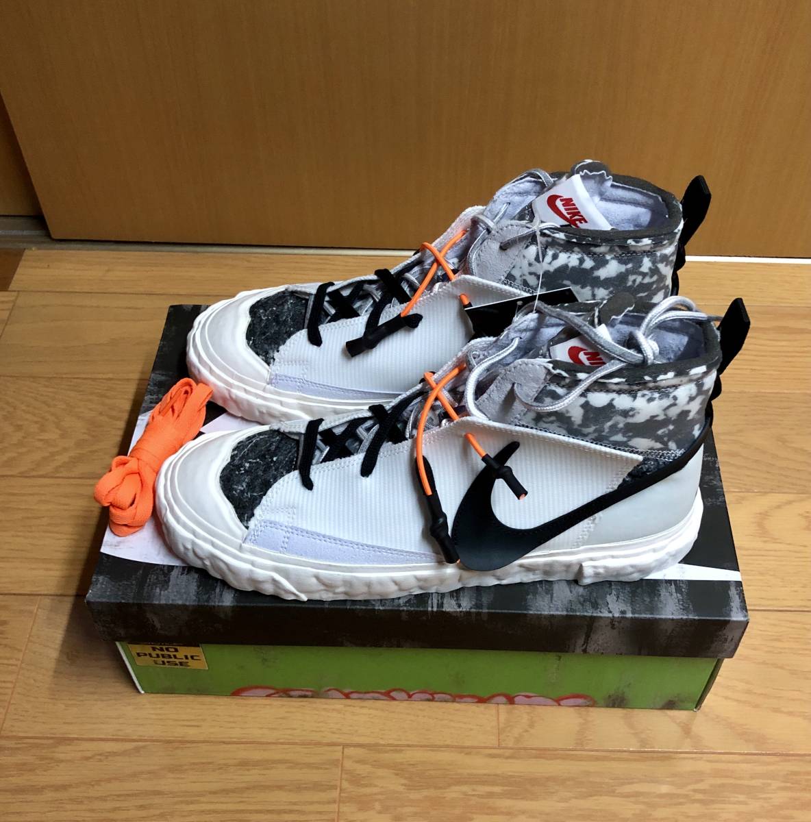 正式的 BLAZER NIKE × READYMADE 28.0cm 正規品 MID US10 ホワイト ナイキ ミッド ブレーザー 黒タグ付 新品未使用 WHITE 28.0cm 正式的 BLAZER NIKE × READYMADE 28.0cm 正規品 MID US10 ホワイト ナイキ ミッド ブレーザー 黒タグ付 新品未使用 WHITE 28.0cm