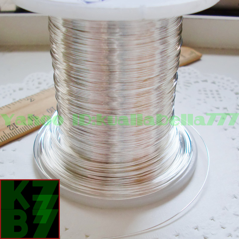 [ present-day equipment ornament ] original silver circle line silver wire DIY handcraft handicraft accessory for precious metal cable *φ0.5mm -ply 10KG proof attaching F23