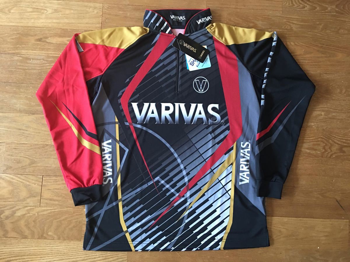 新品 バリバス DRYジップシャツ