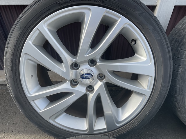 SUBARU スバル VM4 レヴォーグ 純正 225/45R18 5H PCD114.3 ENKEI エンケイ製 ダンロップ 2016年製 中古品_画像5