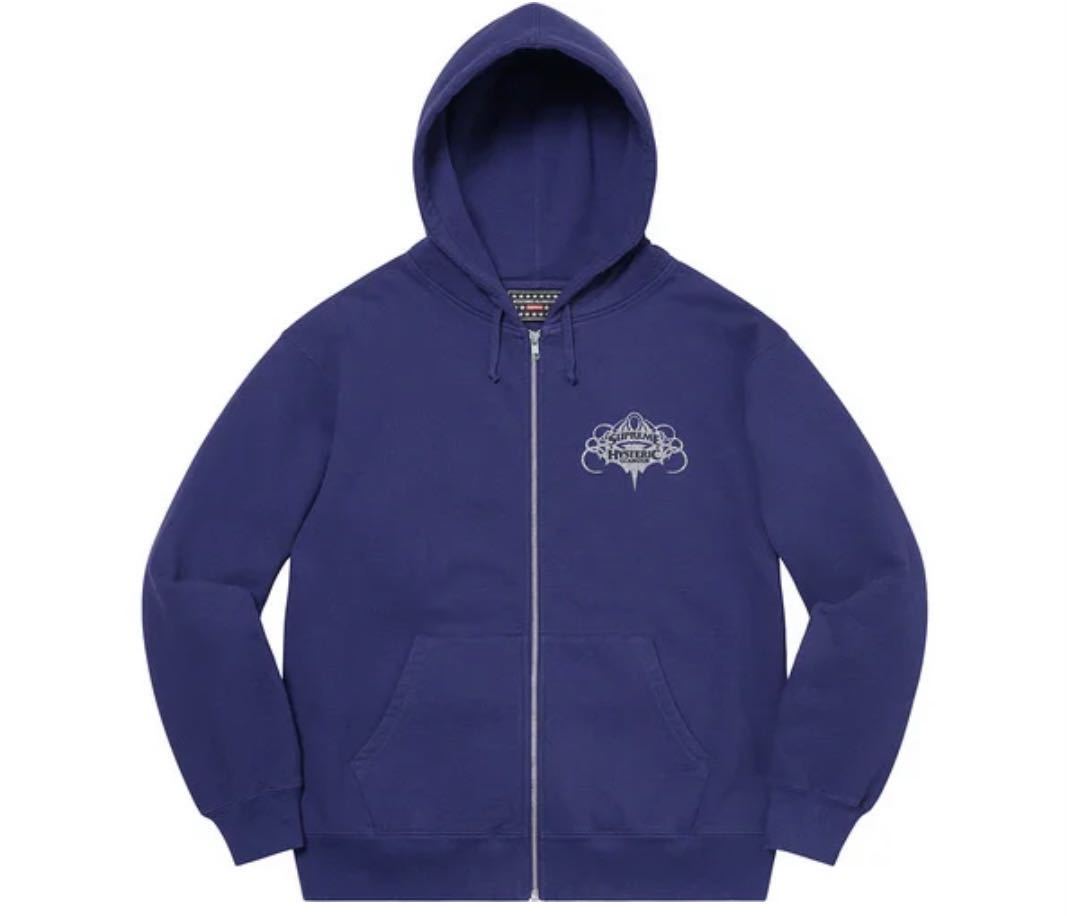 Lサイズ Supreme × HYSTERIC GLAMOUR Zip Up Hooded Sweatshirt Lサイズ Supreme × HYSTERIC GLAMOUR Zip Up Hooded Sweatshirt