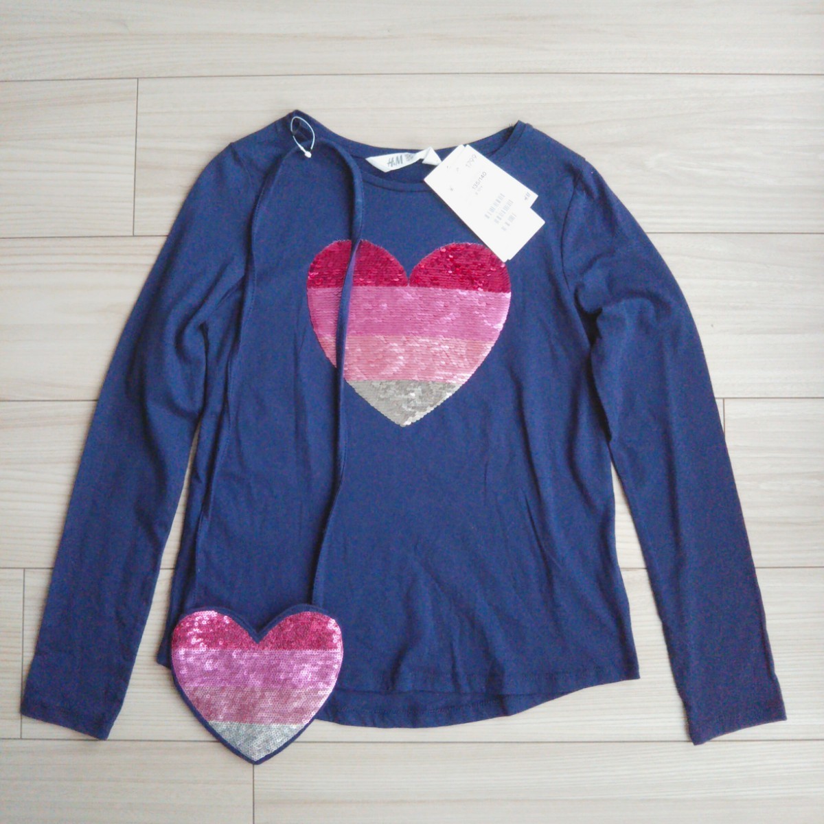 Paypayフリマ H M トップス ショルダーバッグ スパンコール ハート 135 140 Paypayフリマ H M トップス ショルダーバッグ スパンコール ハート 135 140