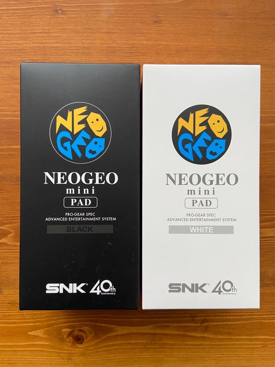 【新品未開封】SNK NEOGEO mini  PAD 白 黒 2個