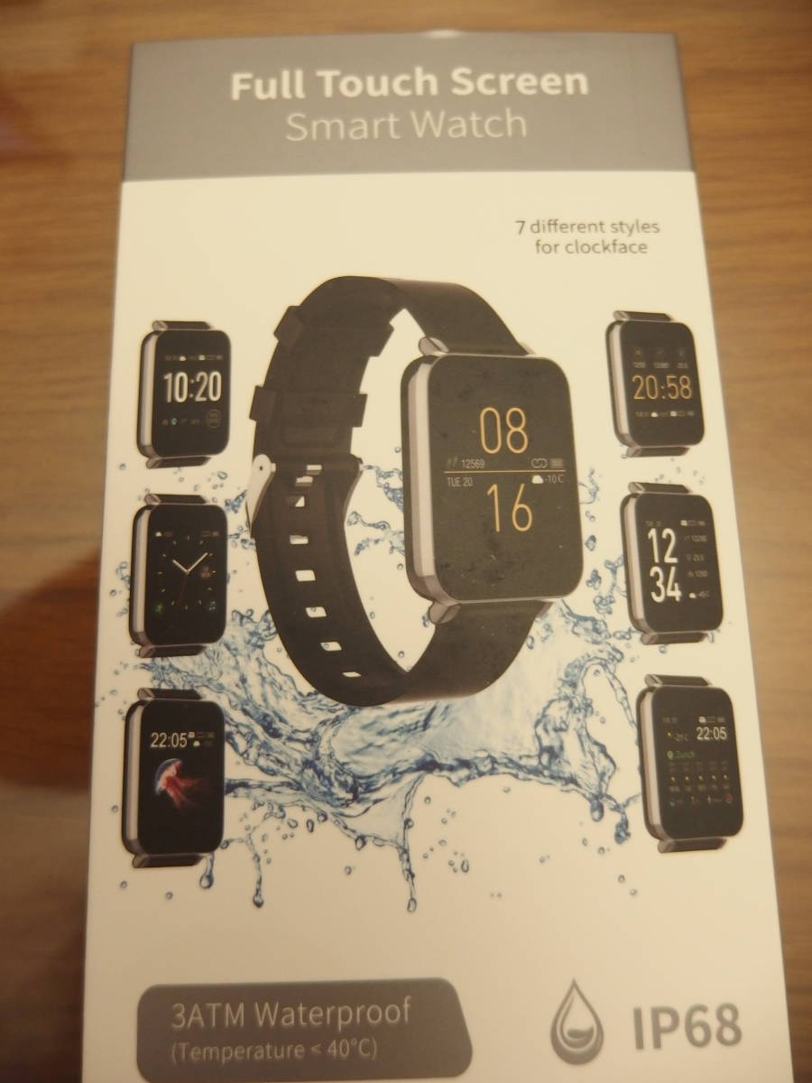  smart watch full touch screen IP68 waterproof 15 days weather .. usually lighting action amount total arrival notification 