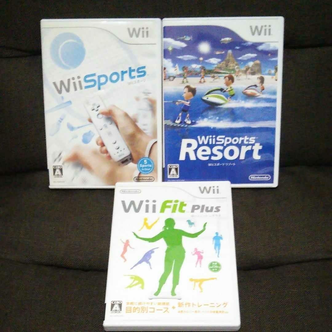 wii  Wiiスポーツリゾート Wiiフィットプラス Wiiスポーツ セット