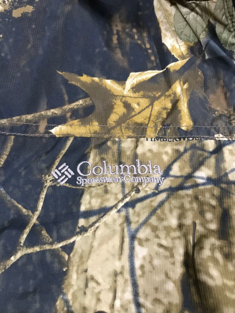 Columbia リバーシブルジャケット　リアルツリー　PRIMALOFT 中綿ジャケット コロンビア　サイズM