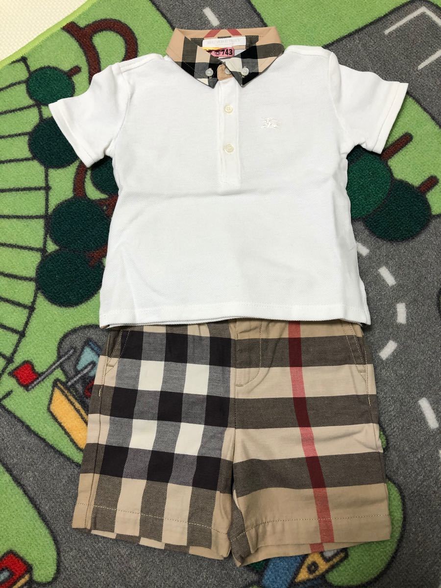 Burberry ポロシャツ ハーフパンツ 上下セット clubpetschile.cl