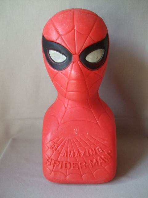 1970s Vintage / The AMAZING SPIDER-MAN BANK копилка / подлинная вещь / американский производства / царапина есть / редкий товар / Ame - Gin g Человек-паук 