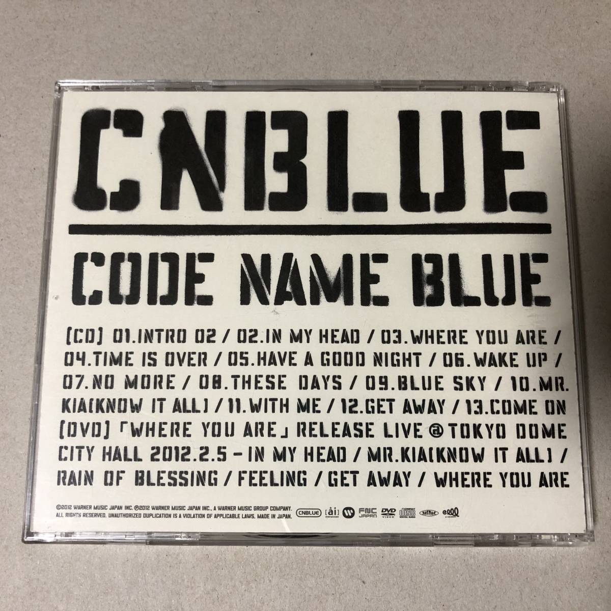 CNBLUE - CODE NAME BLUE 国内盤 CD＋DVD ローソン限定盤 韓国 ロック ポップス バンド K-POPの画像4