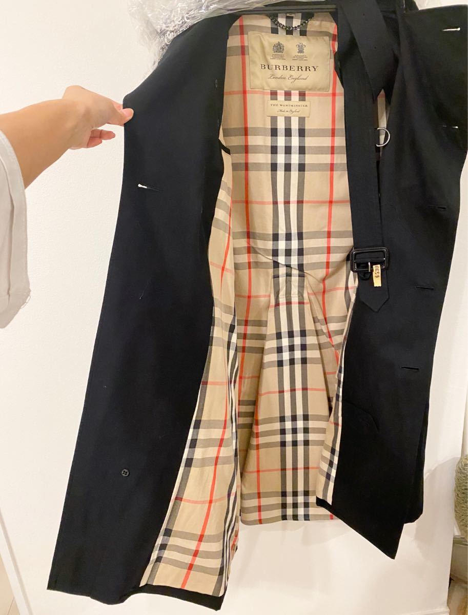 バーバリー トレンチコート ウエストミンスター 黒 BURBERRY バーバリー トレンチコート ウエストミンスター 黒 BURBERRY