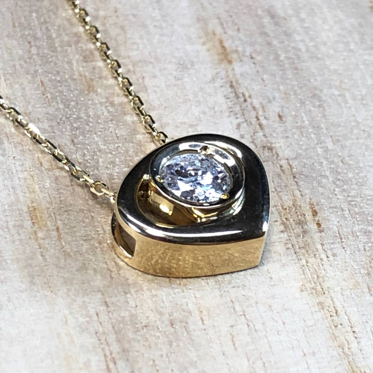 △ 値引!□□K18 ネックレス ダイヤ 0.44ct 美品 管理2103 M063