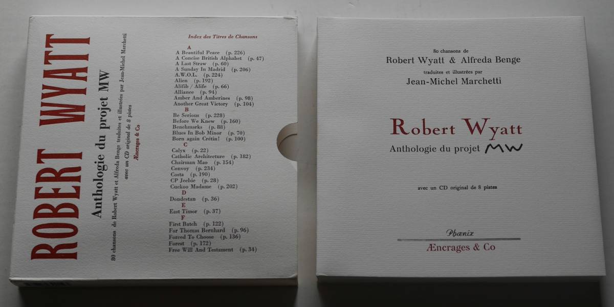 2010年ロバート・ワイアット(Robert Wyatt)『MWアンソロジー 2010年ロバート・ワイアット(Robert Wyatt)『MWアンソロジー