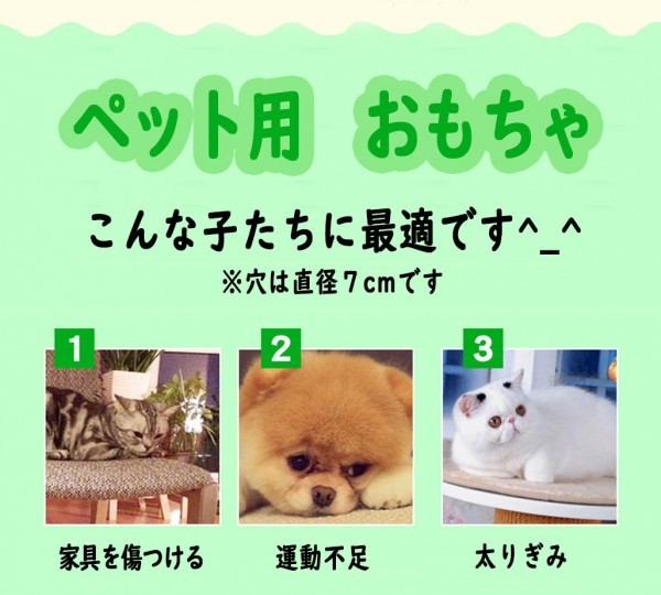 【新品】猫の隠れトンネル　９つの穴　おもちゃ２個付　ストレス解消　子犬も　運動不足　肥満　ダイエット　pay４