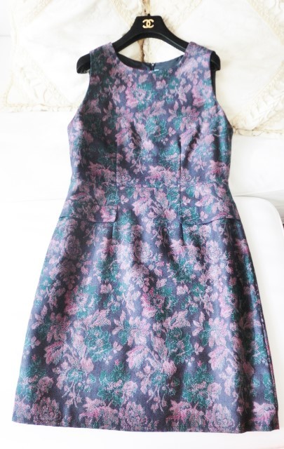 美品】【大きいサイズ】英国製生地◇Laura Ashley ローラアシュレイ