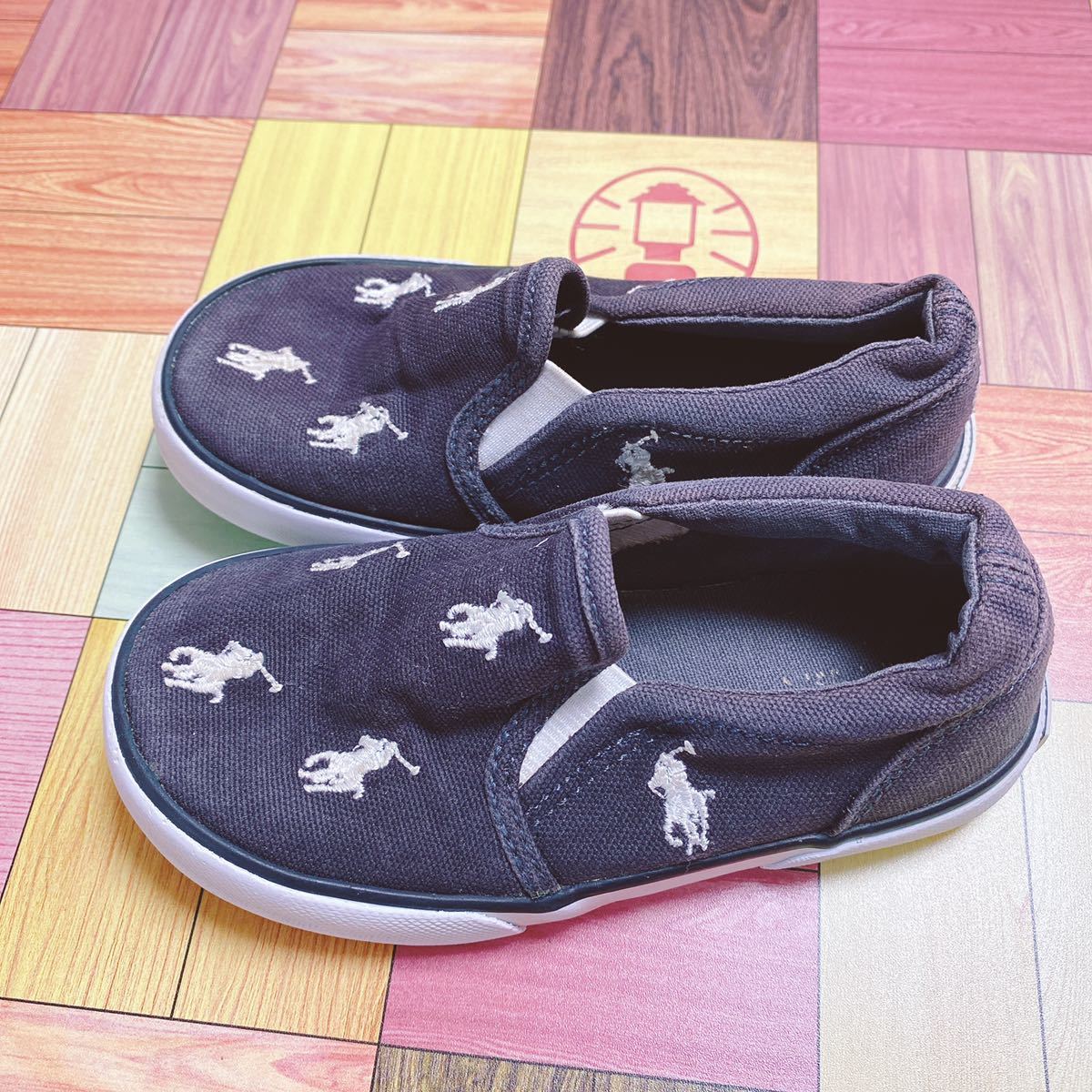 □POLO RALPH LAUREN□スリッポンスニーカー(14cm)☆キッズ