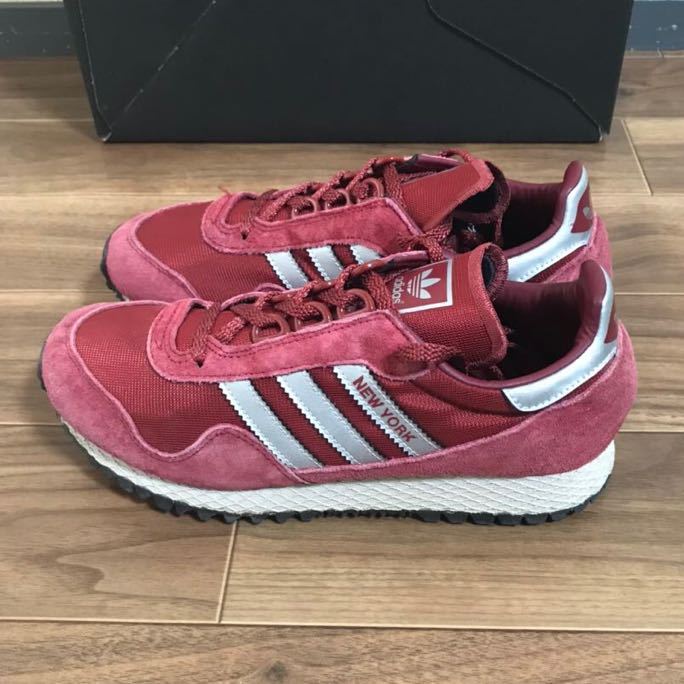 ADIDAS アディダス NY ＮＹ BB1189 BURG/SLV/RED スニーカー_画像5