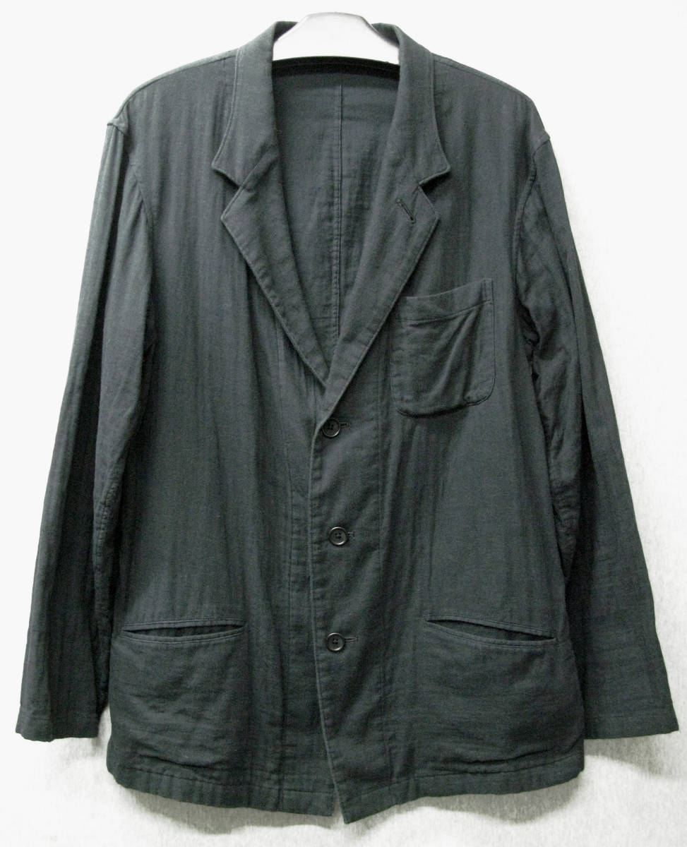 ヨウジヤマモト プールオム：綿 ジャケット 1 （ 春夏 Yohji Yamamoto pour Homme Cotton Jacket 1_画像1