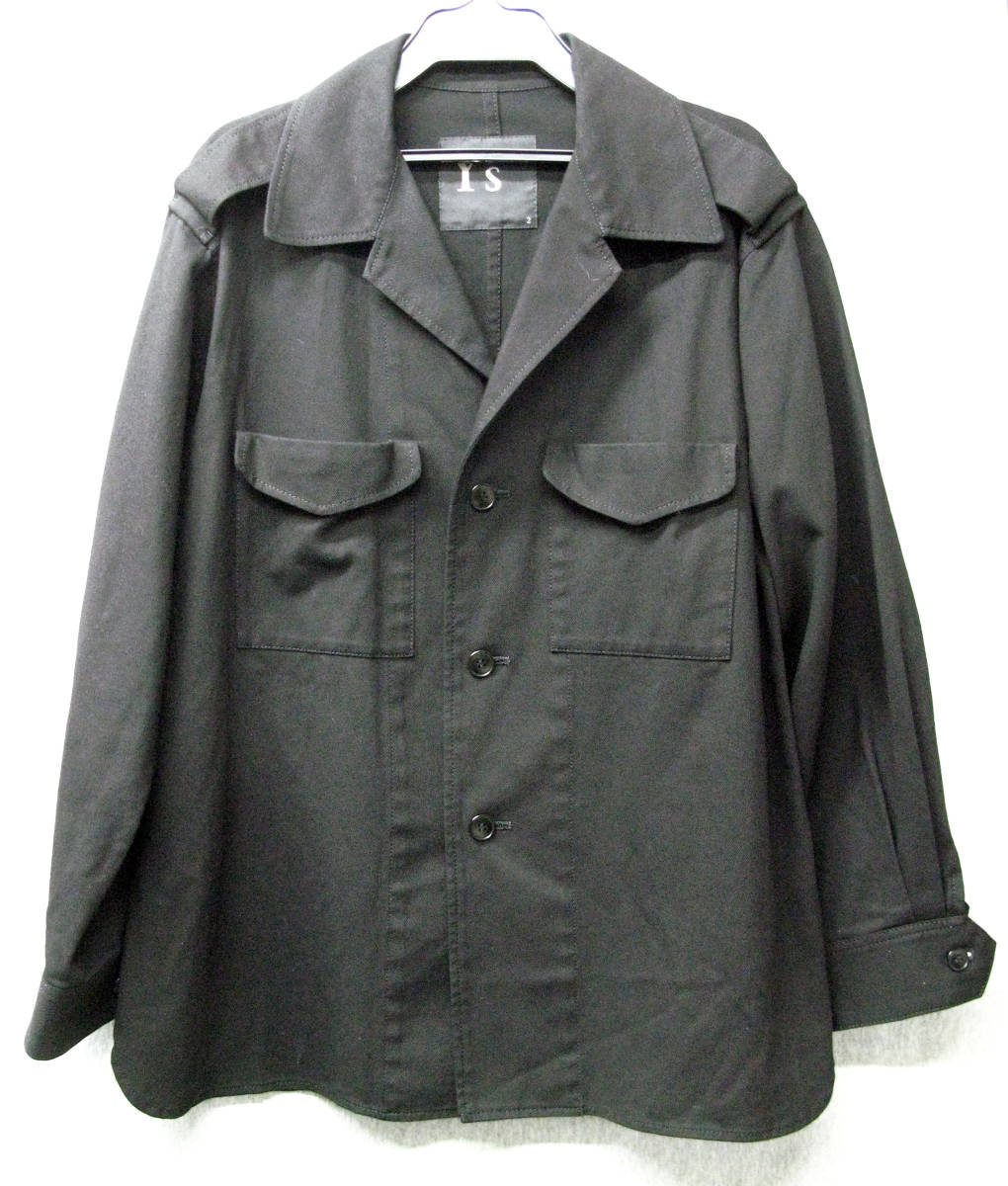 ワイズ ヨウジヤマモト：レディース 肩章付き ジャケット 2 （ ブルゾン シャツ Y's Yohji Yamamoto Femme Cotton Jacket 2_画像1