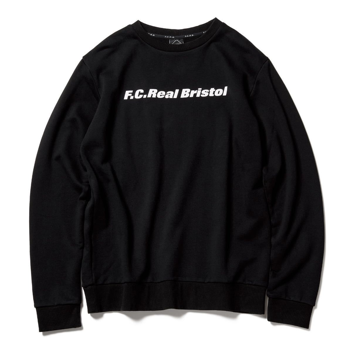 【新品タグ付き】 21SS 新品 FCRB f.c real bristol エフシーレアルブリストル SOPHNET ソフ AUTHENTIC LOGO CREWNECK SWEAT スウェット 黒_画像1