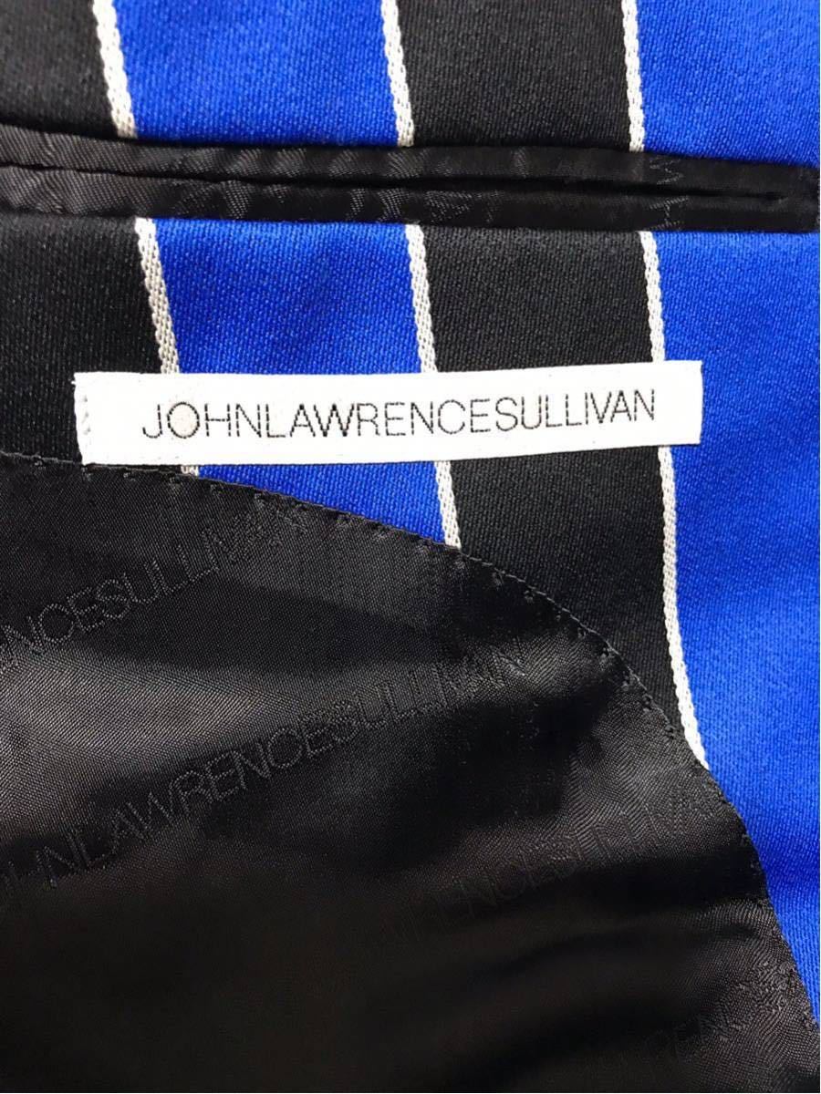 【良品】 JOHN LAWRENCN SULLIVAN ジョンローレンスサリバン セットアップ スーツ ストライプジャケット + スラックス ブレザー パンツ_画像5