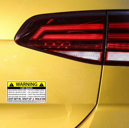 CC311：車 カー 安全 警告 ルール プジョー ジープ ハーレー ビュイック ベントレー スカニア 6008301408用 デカール カード ステッカー_画像5