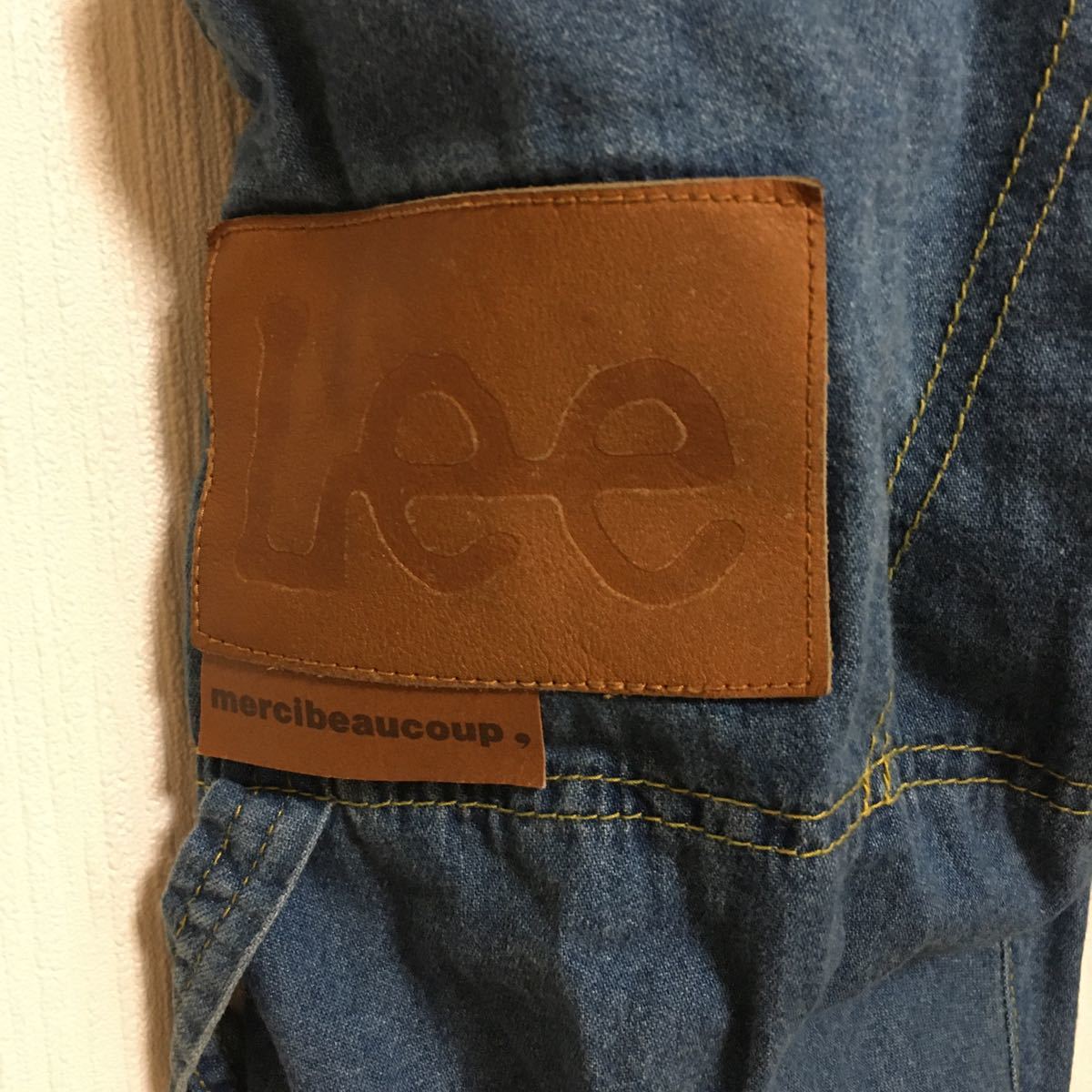 値下げ メルシーボークー × lee サルエルパンツ/デザインパンツ 値下げ メルシーボークー × lee サルエルパンツ/デザインパンツ