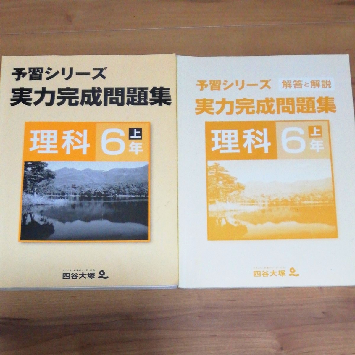 四谷大塚予習シリーズ　実力完成問題集　理科6年上