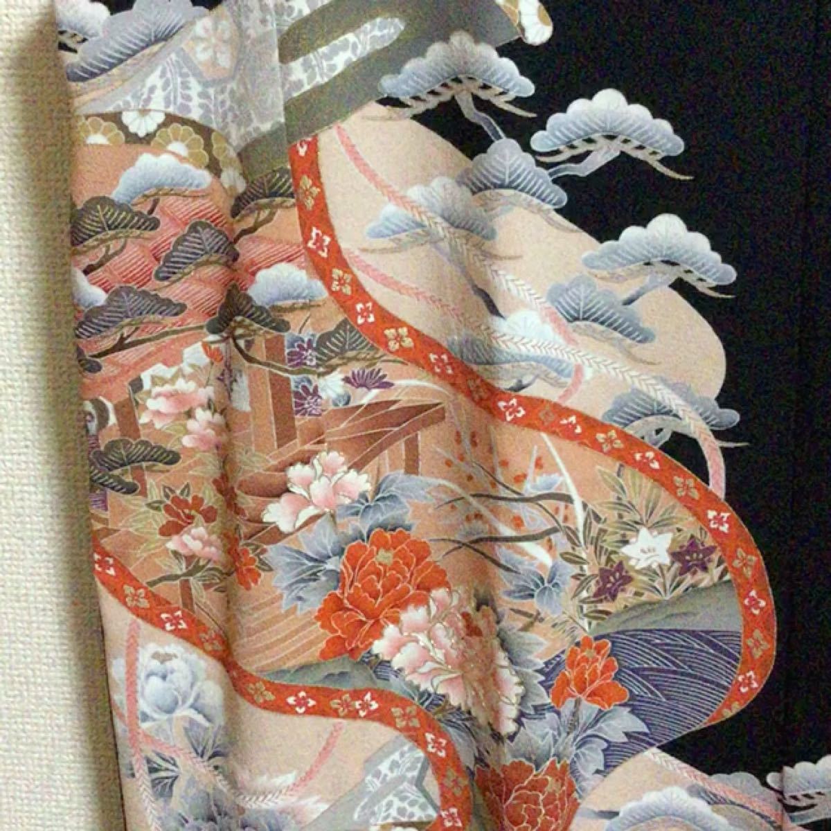 着物リメイク ノースリーブワンピース