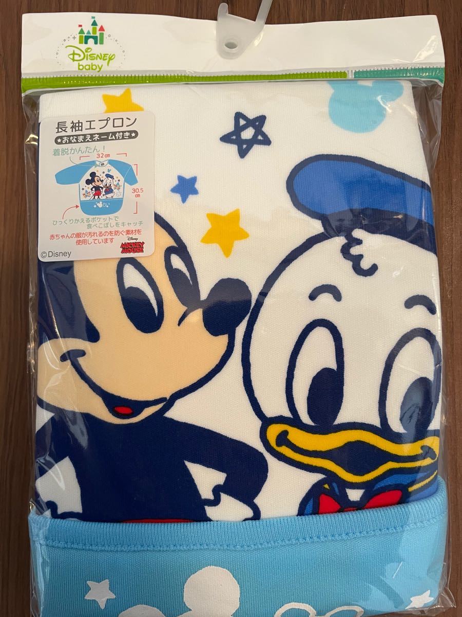 Paypayフリマ ディズニー お食事エプロン 長袖 ミッキー ドナルド Paypayフリマ ディズニー お食事エプロン 長袖 ミッキー ドナルド