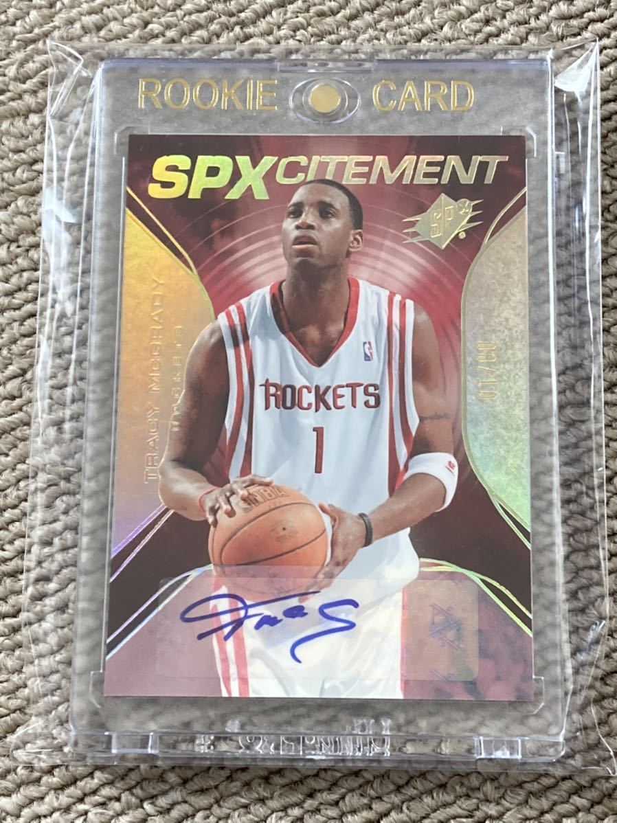 激レア！　upperdeck SPX 2006-07 Tracy mcgrady autograph 10シリ トレーシー　マグレディ　直筆サインカード