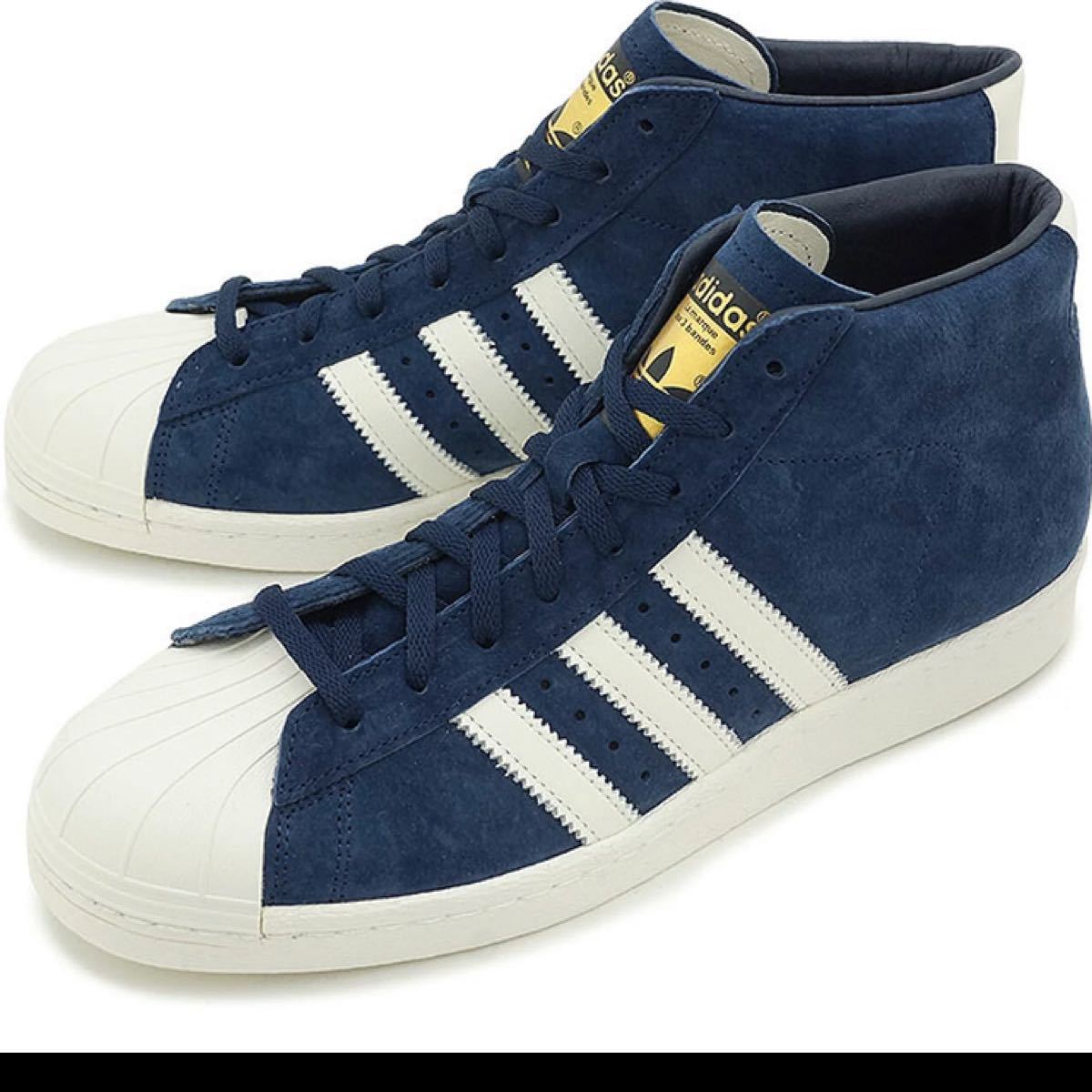 アディダス プロモデル ヴィンテージ ネイビー MID スーパースター adidas Originals ビンテージ
