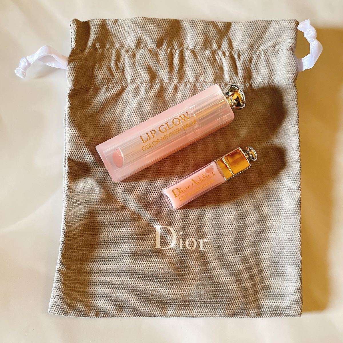 Dior ディオール ディオールアディクトリップグロウ アディクトリップマキシマイザー 001 新品 未使用 巾着袋付き