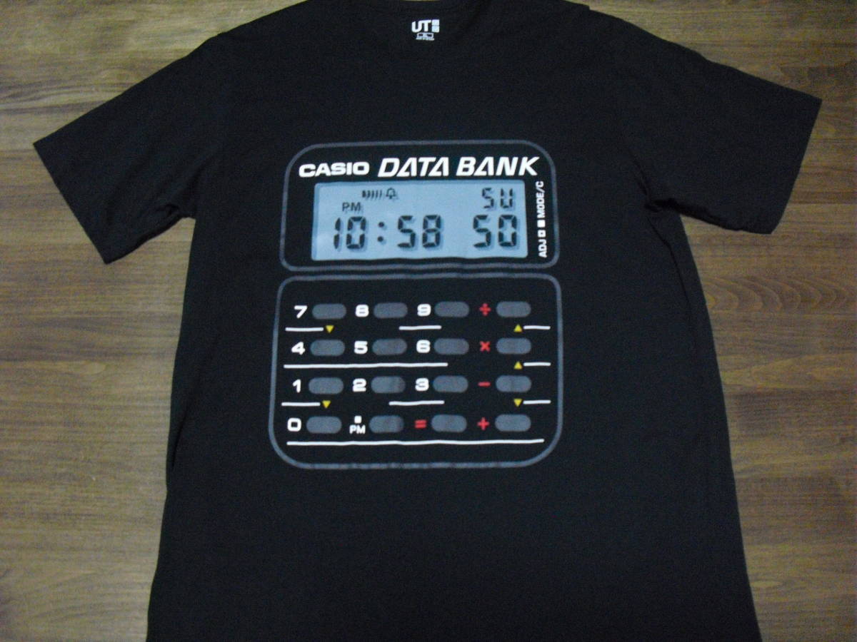 ★(ユニクロ) CASIO カシオ データバンク Tシャツ_画像1