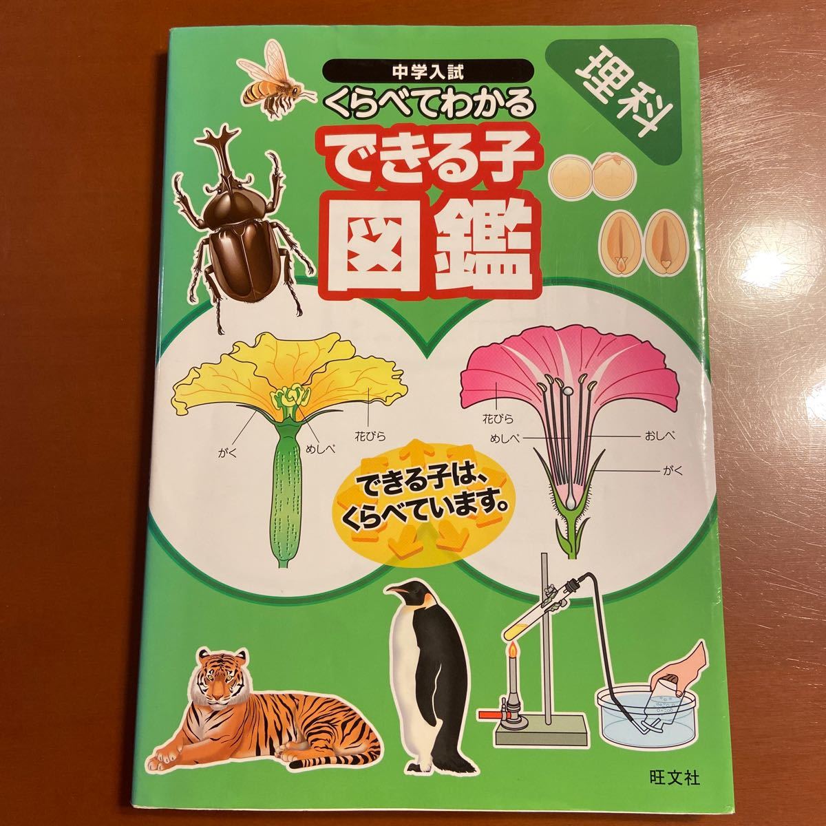 中学入試　理科　くらべてわかるできる子図鑑　　　旺文社