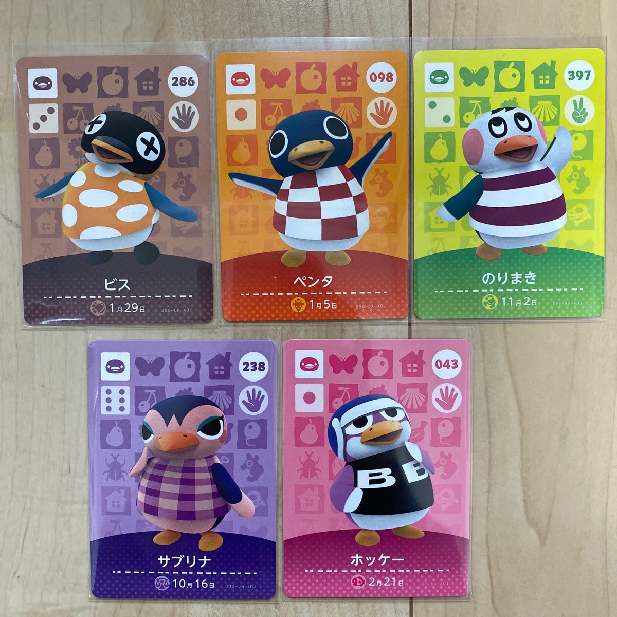 Paypayフリマ どうぶつの森amiiboカード アミーボカード ペンギン住民5枚セット Spおまけつき Paypayフリマ どうぶつの森amiiboカード アミーボカード ペンギン住民5枚セット Spおまけつき