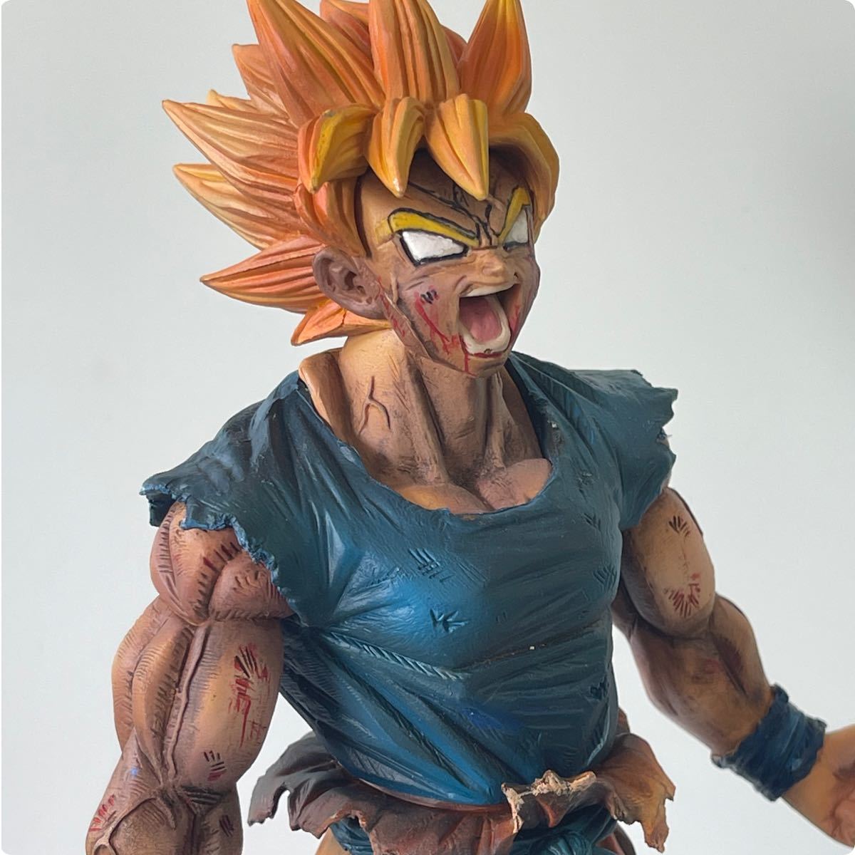 フルリペイント ドラゴンボール 一番くじ 超サイヤ人 孫悟空 フィギュア リペイント 一番くじ ドラゴンボールZ ドラゴンボールフィギュア