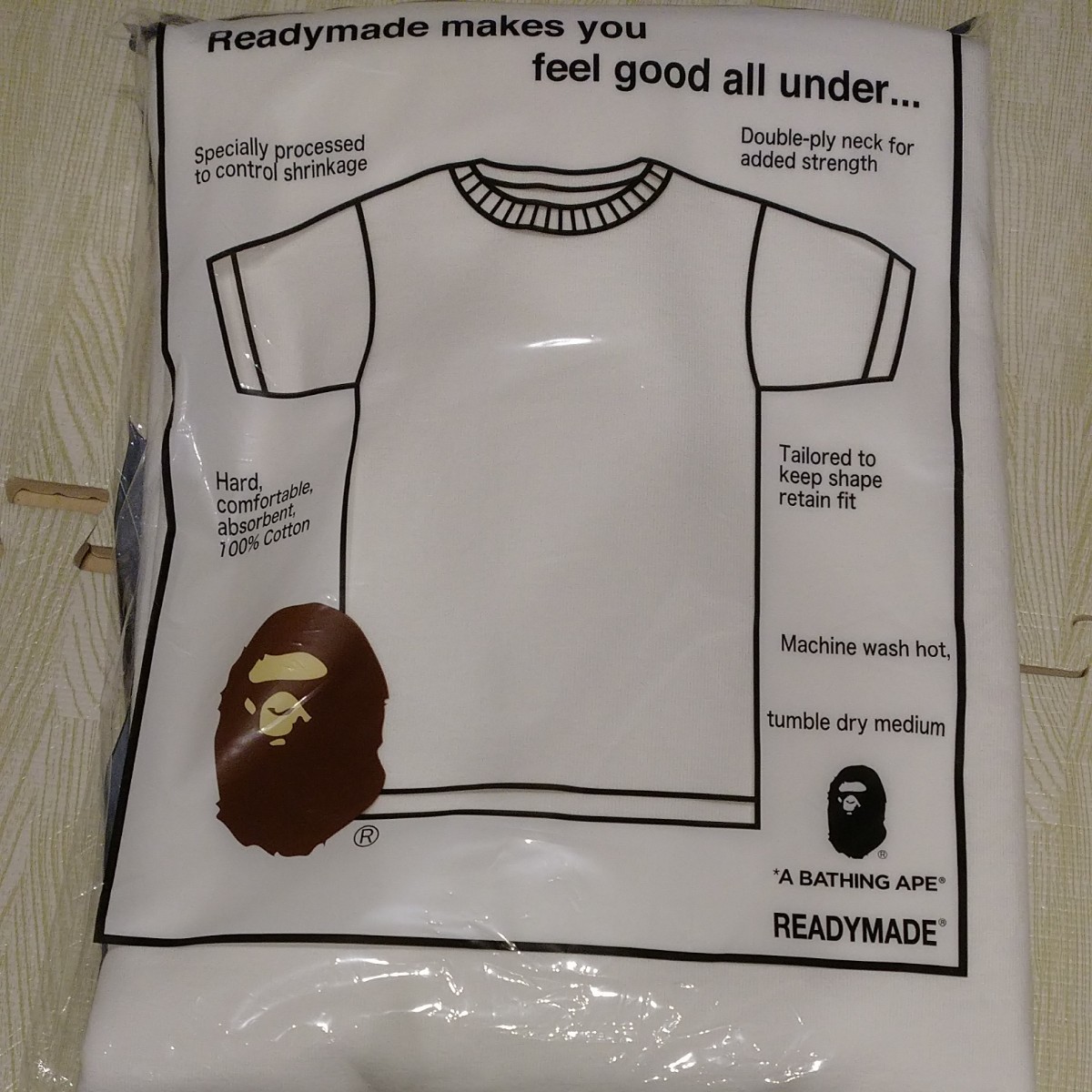 希少XLサイズ BAPE X READYMADE 3 PACK TEE