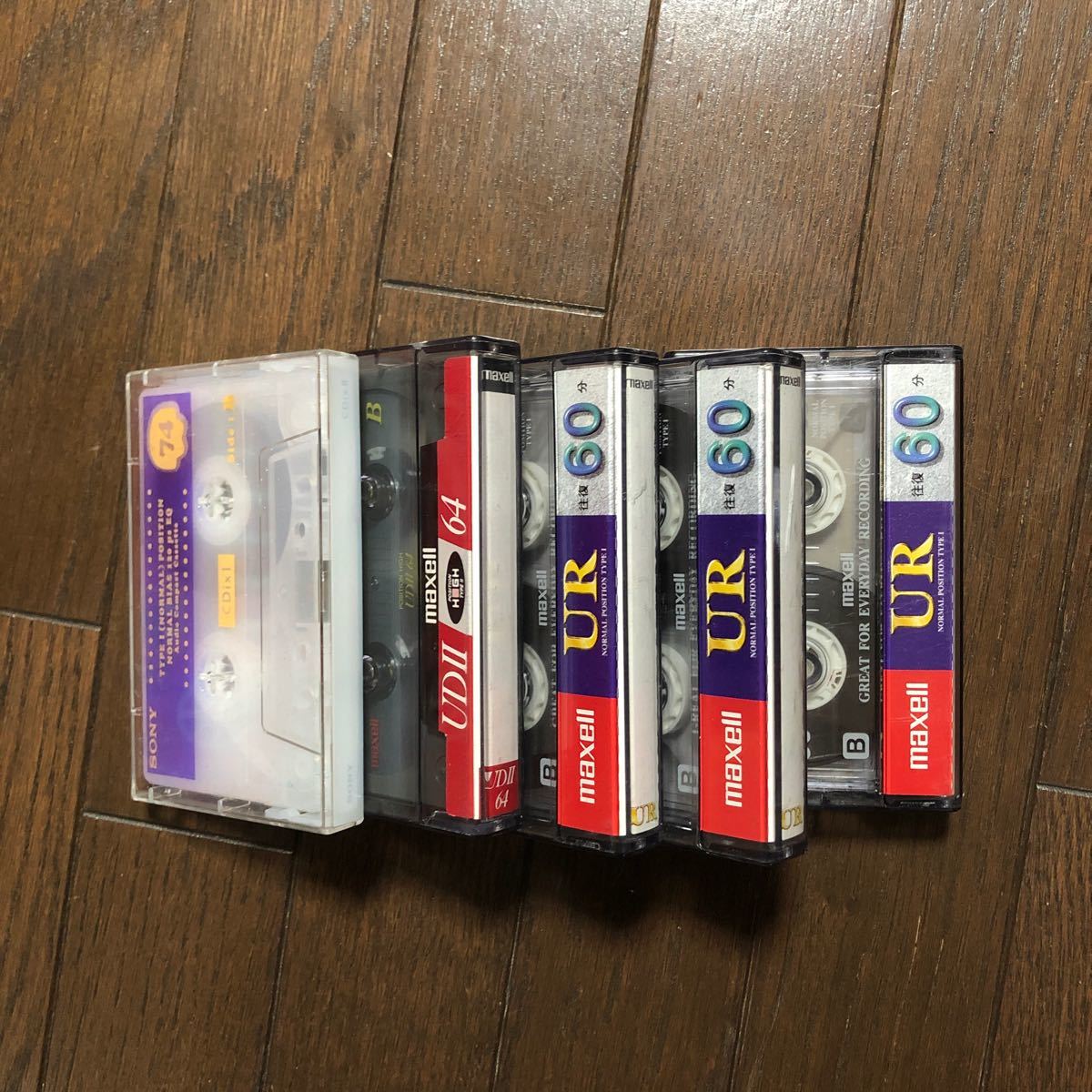 カセットテープ ５個セット【使用済み】