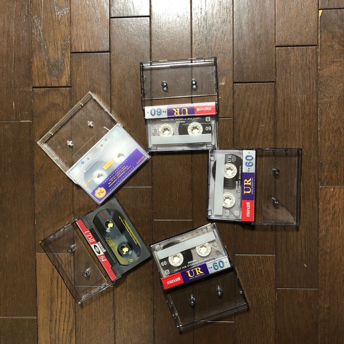 カセットテープ ５個セット【使用済み】