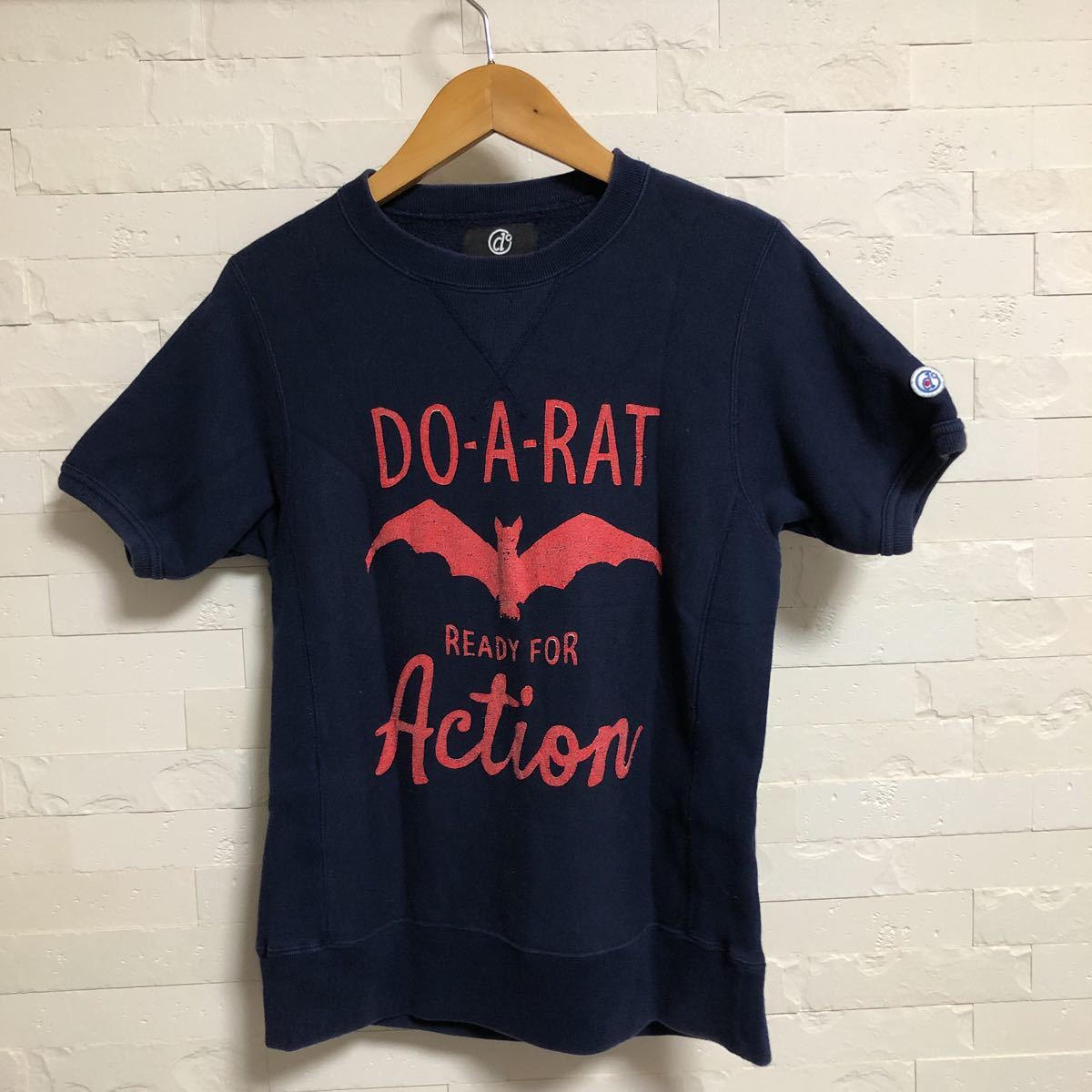 DOARAT 半袖スウェット S 前Vガゼット　ドゥアラット　トレーナー Tシャツ_画像1